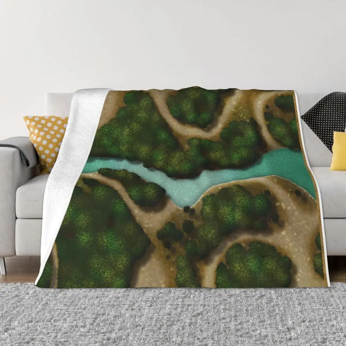 Forest Trails and Stream 002 Battle Map for Table Top RPG Miniatures Throw Blanket Summer Camping Blankets 30x40in
Forest Trails and Stream 002 Battle Map for Table Top RPG Miniatures Throw Blanket Summer Camping Blankets 30x40in