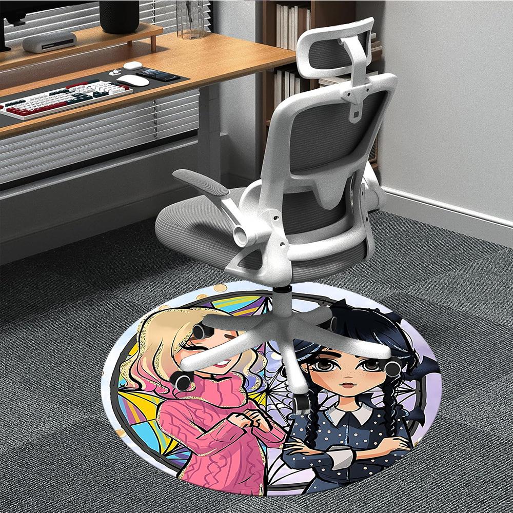 1PC Wednesday Office Round Area Rug, Indoor Mat Suitable For Office, Under Office Chairs Bedroom Living Room Home Decor DT1212047 80cm by 80cm
1PC Wednesday Office Round Area Rug, Indoor Mat Suitable For Office, Under Office Chairs Bedroom Living Room Home Decor DT1212047 80cm by 80cm