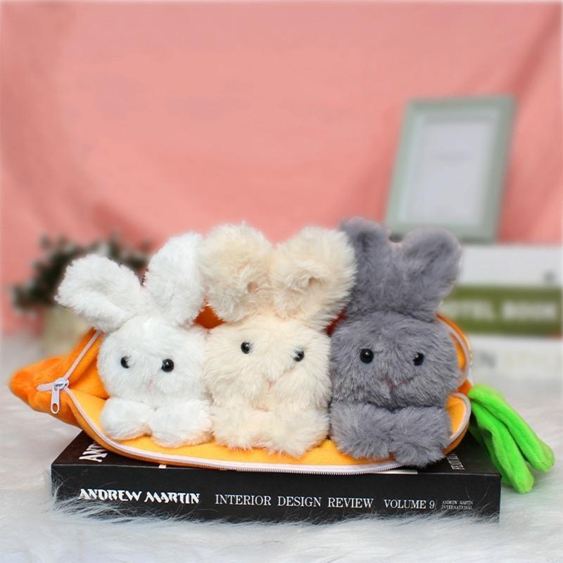 KX4B 3 Bunnies Dolls in Carrot Bag Set Ornament Plush Rabbit Ornaments Carrot Purse for Home Holiday Festival Decoration China Mainland
KX4B 3 Bunnies Dolls in Carrot Bag Set Ornament Plush Rabbit Ornaments Carrot Purse for Home Holiday Festival Decoration China Mainland