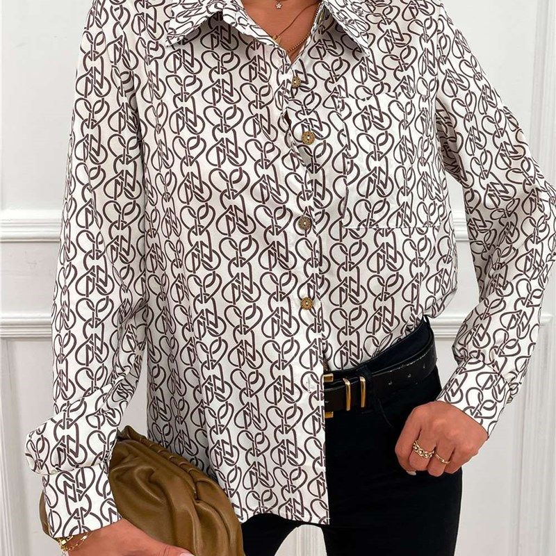 Blouse Womens Lapel Sexy Shirt Womens Apricot Heart S
Blouse Womens Lapel Sexy Shirt Womens Apricot Heart S