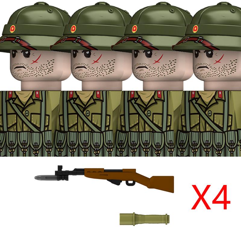 MY OWN CREATION WW2 The Vietnam War Military Soldeirs Building Blocks Vietnamese American Army Infantry Helmets Weapons Blocks Playthings Boys
MY OWN CREATION WW2 The Vietnam War Military Soldeirs Building Blocks Vietnamese American Army Infantry Helmets Weapons Blocks Playthings Boys
