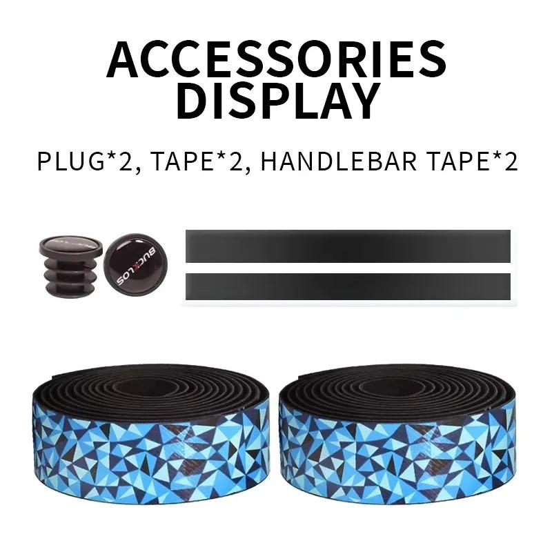 BUCKLOS Bicycle Handlebar Tape PU EVA Bent Gradient Cycling Road Bike Tapes Racing Comefortable Non-Slip Mountain Bike Bar Tape
BUCKLOS Bicycle Handlebar Tape PU EVA Bent Gradient Cycling Road Bike Tapes Racing Comefortable Non-Slip Mountain Bike Bar Tape