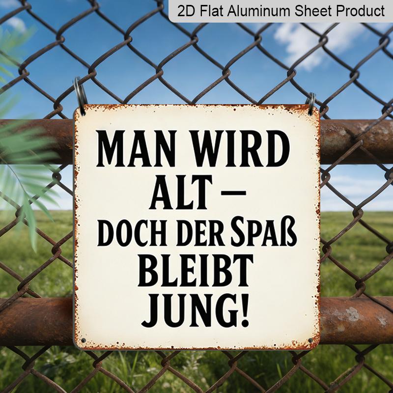 2D Flat - 1pc, Vintage Aluminum Sign, Decorative Plaque and Ornament, Humorous Inspirational Slogan, Lifestyle Style, Wall Decoration for Living 20*20cm
2D Flat - 1pc, Vintage Aluminum Sign, Decorative Plaque and Ornament, Humorous Inspirational Slogan, Lifestyle Style, Wall Decoration for Living 20*20cm