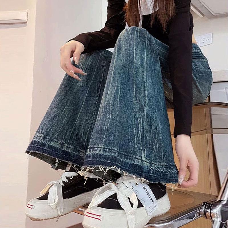 Sweet Girl Retro High-Waist Slimming Micro-Flare Jeans with Frayed Edges 4XL
Sweet Girl Retro High-Waist Slimming Micro-Flare Jeans with Frayed Edges 4XL