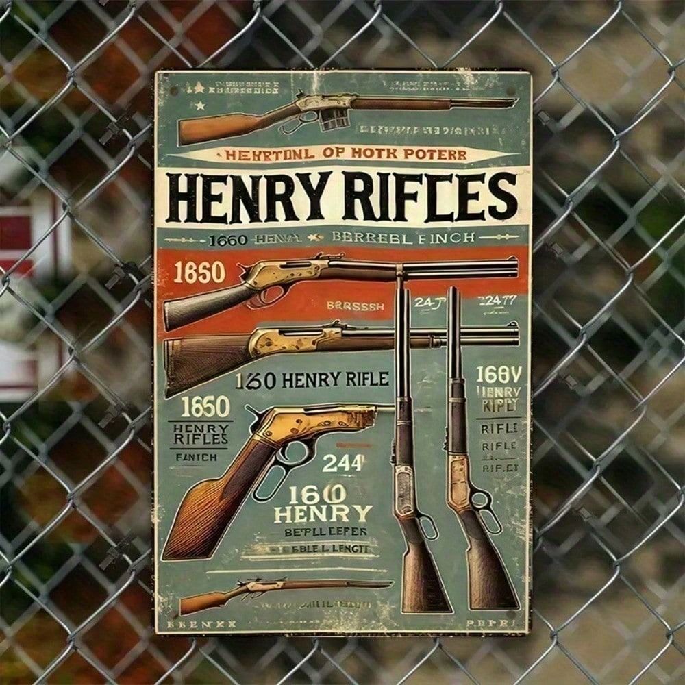Vintage Rifle Metal Poster Wall Art 8x12 inch American Bar Decor
Vintage Rifle Metal Poster Wall Art 8x12 inch American Bar Decor