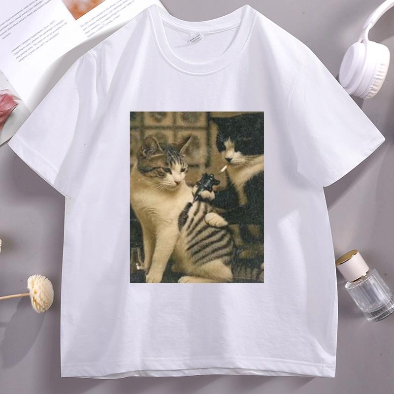 Tattoo Cat Meme T Shirt Casual Cotton Short Sleeve Graphic Tees Streetwear High Quality Casual Men s Clothes Y2k Streetwear XS белый
Tattoo Cat Meme T Shirt Casual Cotton Short Sleeve Graphic Tees Streetwear High Quality Casual Men s Clothes Y2k Streetwear XS белый