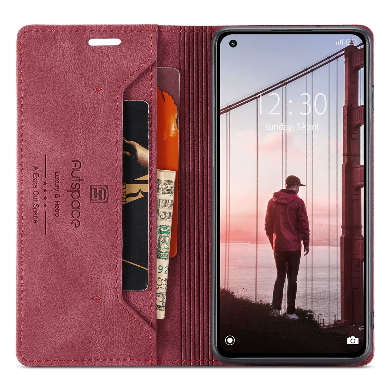 AUTSPACE A01 Series for Xiaomi Mi 11 Lite 4G/5G/11 Lite 5G NE PU Leather Case RFID Blocking Wallet Stand Flip Cover Red
AUTSPACE A01 Series for Xiaomi Mi 11 Lite 4G/5G/11 Lite 5G NE PU Leather Case RFID Blocking Wallet Stand Flip Cover Red