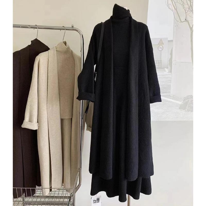 Ленивый ветер свитер тройка осень и зима ветер новый юбка длинный вязаный свитер комплект женский One size
Ленивый ветер свитер тройка осень и зима ветер новый юбка длинный вязаный свитер комплект женский One size