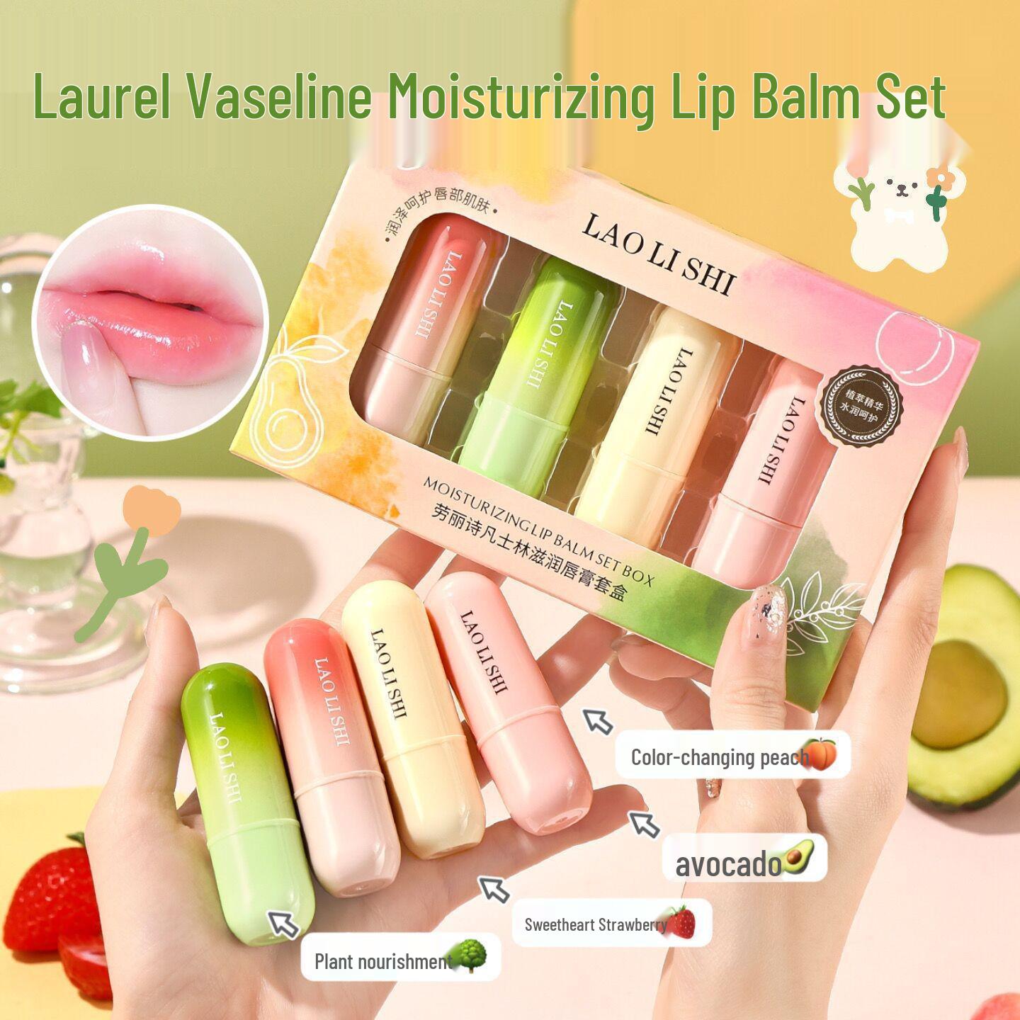 Зволожувальний набір бальзамів для губ Loris Vaseline: Зволожує, Запобігає розтріскуванню, Відлущує.
Зволожувальний набір бальзамів для губ Loris Vaseline: Зволожує, Запобігає розтріскуванню, Відлущує.