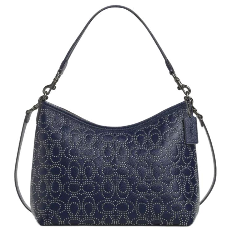 Coach Laurel 31 Removable Shoulder Strap Zipper Closure Leather Tote Shoulder Bag Large Women handbags Black Antique-Nickel Navy-Blue CX258-QBPVH Basic Set (Bag+Dust Bag)
Coach Laurel 31 Removable Shoulder Strap Zipper Closure Leather Tote Shoulder Bag Large Women handbags Black Antique-Nickel Navy-Blue CX258-QBPVH Basic Set (Bag+Dust Bag)