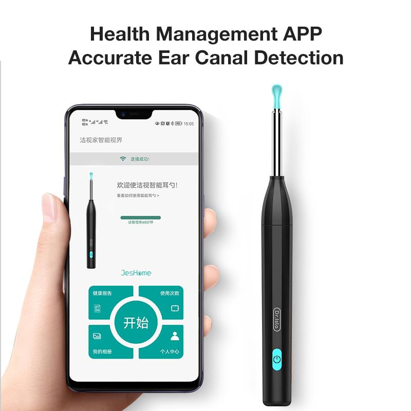 Dr.isla Smart Visual Ear Cleaner 1440P HD Міні-камера 360° ширококутний 6 світлодіодних ліхтарів Бездротовий отоскоп USB C Розумний набір для чищення вух чорний
Dr.isla Smart Visual Ear Cleaner 1440P HD Міні-камера 360° ширококутний 6 світлодіодних ліхтарів Бездротовий отоскоп USB C Розумний набір для чищення вух чорний