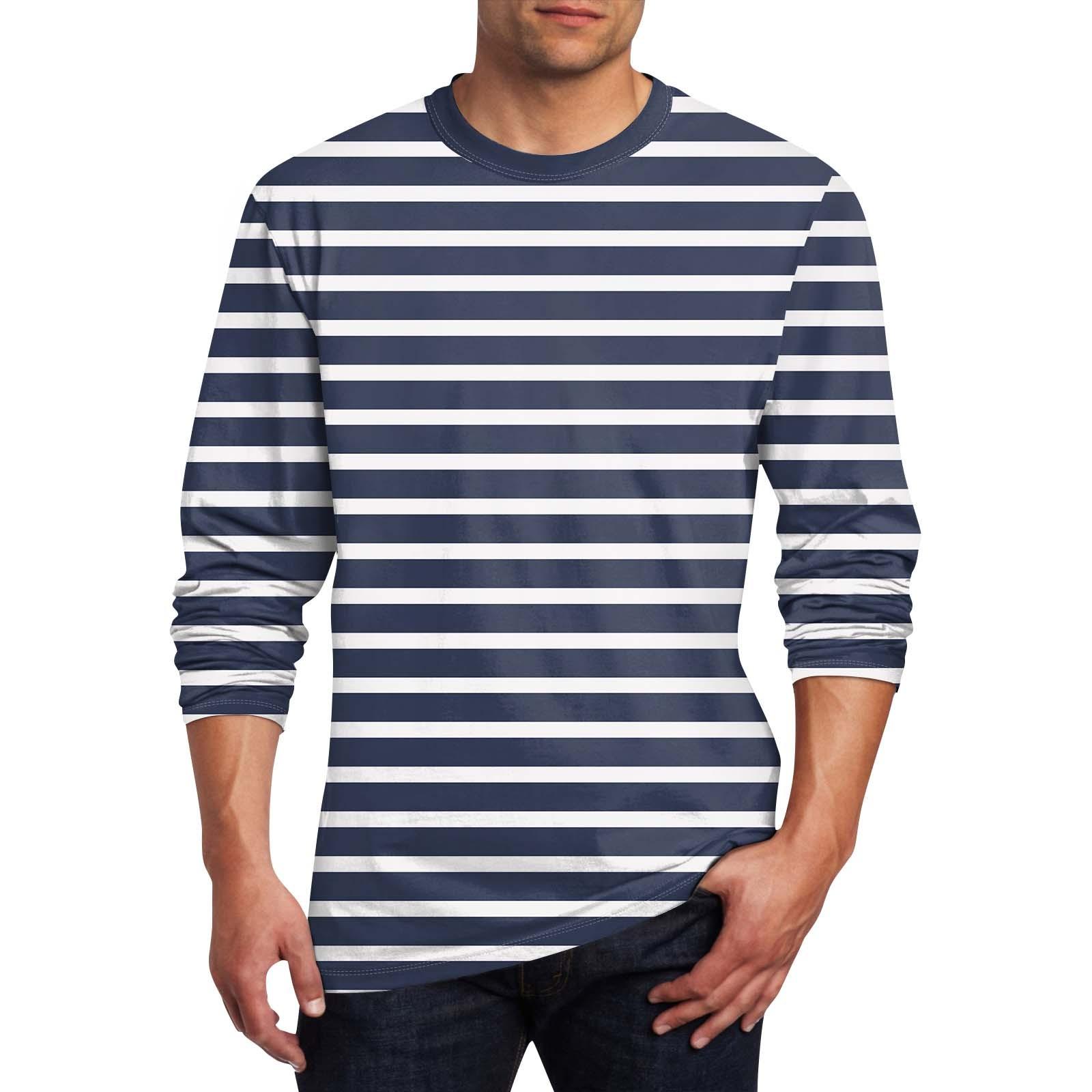 Муж. Футболка Круглый вырез Одежда Одежда На открытом воздухе Длинный рукав С принтом Модельер Винтаж XXXXL синий
Муж. Футболка Круглый вырез Одежда Одежда На открытом воздухе Длинный рукав С принтом Модельер Винтаж XXXXL синий