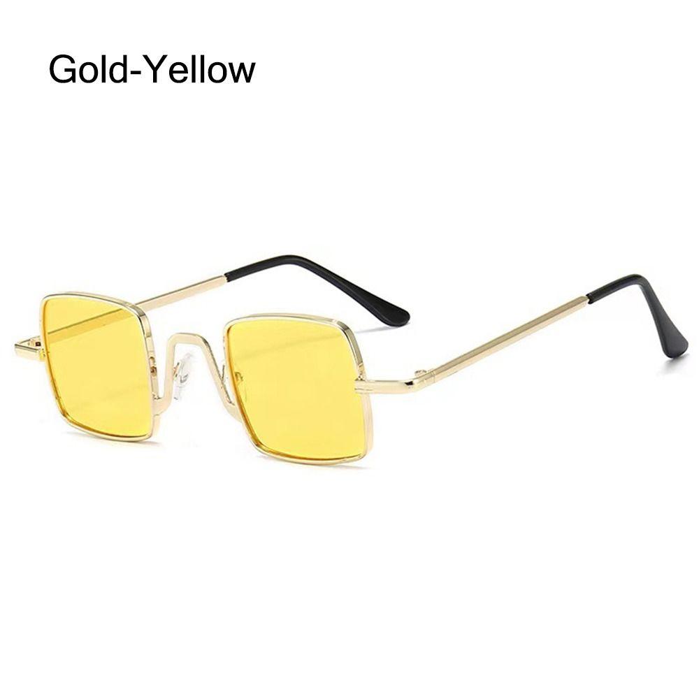 Candy Color Square Sunglasses UV400 Hip Hop Shades Fashion Punk Sun Glasses for Women & Men Gold-Yellow
Candy Color Square Sunglasses UV400 Hip Hop Shades Fashion Punk Sun Glasses for Women & Men Gold-Yellow
