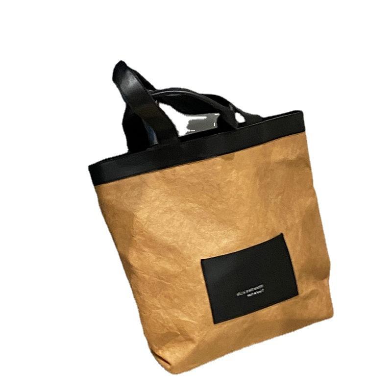 Корейская версия, большая вместительная сумка на плечо, женская новая большая сумка из крафт-бумаги, модная сумка, сумка под мышками
Корейская версия, большая вместительная сумка на плечо, женская новая большая сумка из крафт-бумаги, модная сумка, сумка под мышками