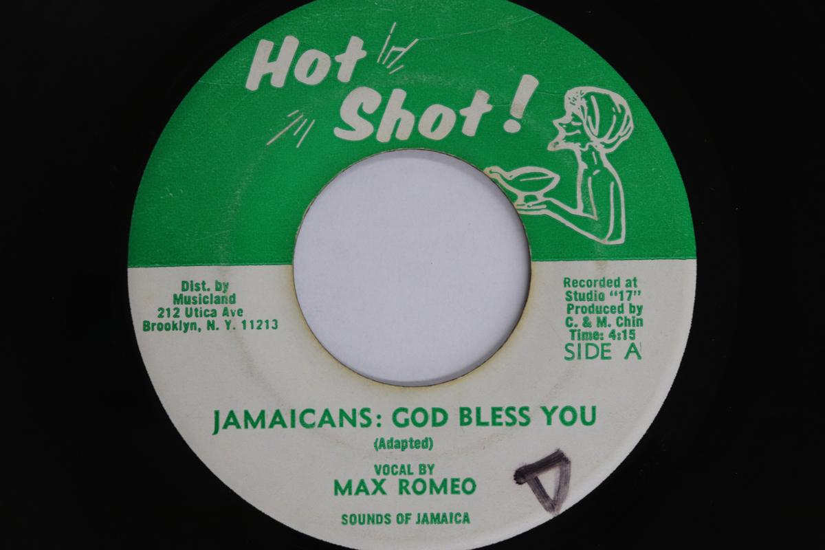 7-дюймовая пластинка MAX ROMEO - Ямайцы: Боже благослови тебя NONE HOT SHOT 1975 US Регги, Ска и Даб Б/У
7-дюймовая пластинка MAX ROMEO - Ямайцы: Боже благослови тебя NONE HOT SHOT 1975 US Регги, Ска и Даб Б/У