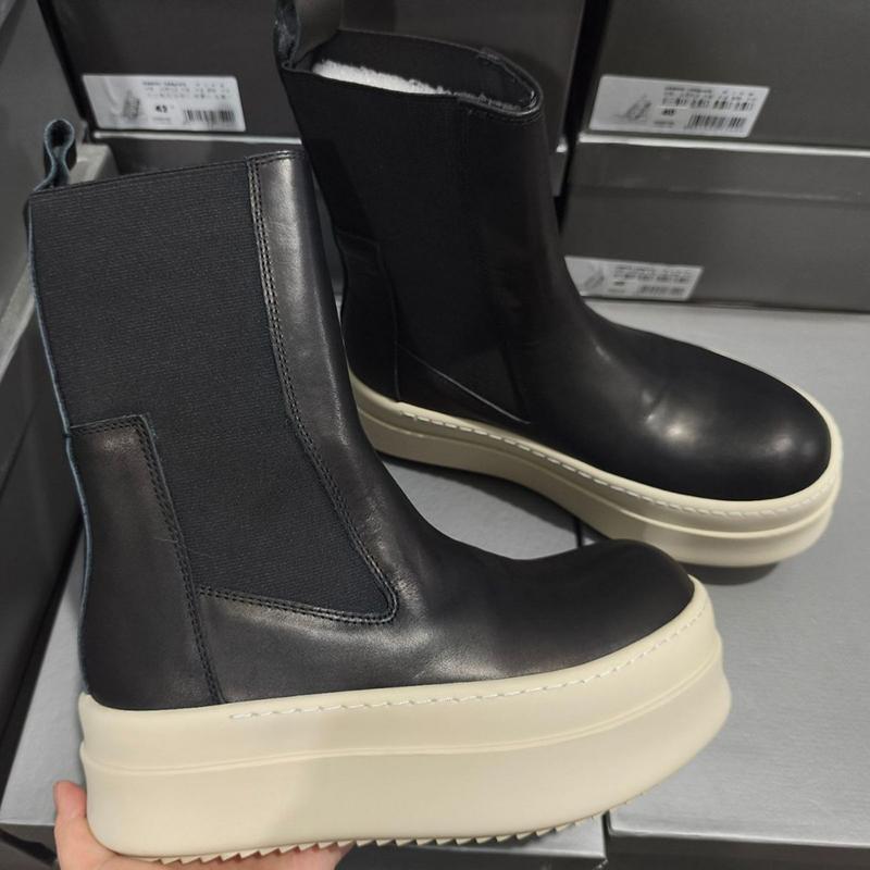 Spring Autumn Chelsea Boots Height Increased Platform Flats High Top Sneakers Genuine Leather Black Vintage Short Boots Unisex 47
Spring Autumn Chelsea Boots Height Increased Platform Flats High Top Sneakers Genuine Leather Black Vintage Short Boots Unisex 47