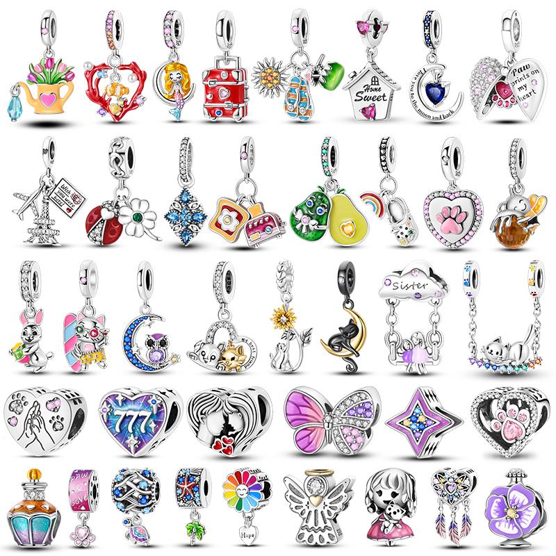 Charms 925 Silver Ocean Pendants Cat Bee Butterfly Perfume Fit Original Dangle Beads Bracelet DIY Fashion Jewelry
Charms 925 Silver Ocean Pendants Cat Bee Butterfly Perfume Fit Original Dangle Beads Bracelet DIY Fashion Jewelry
