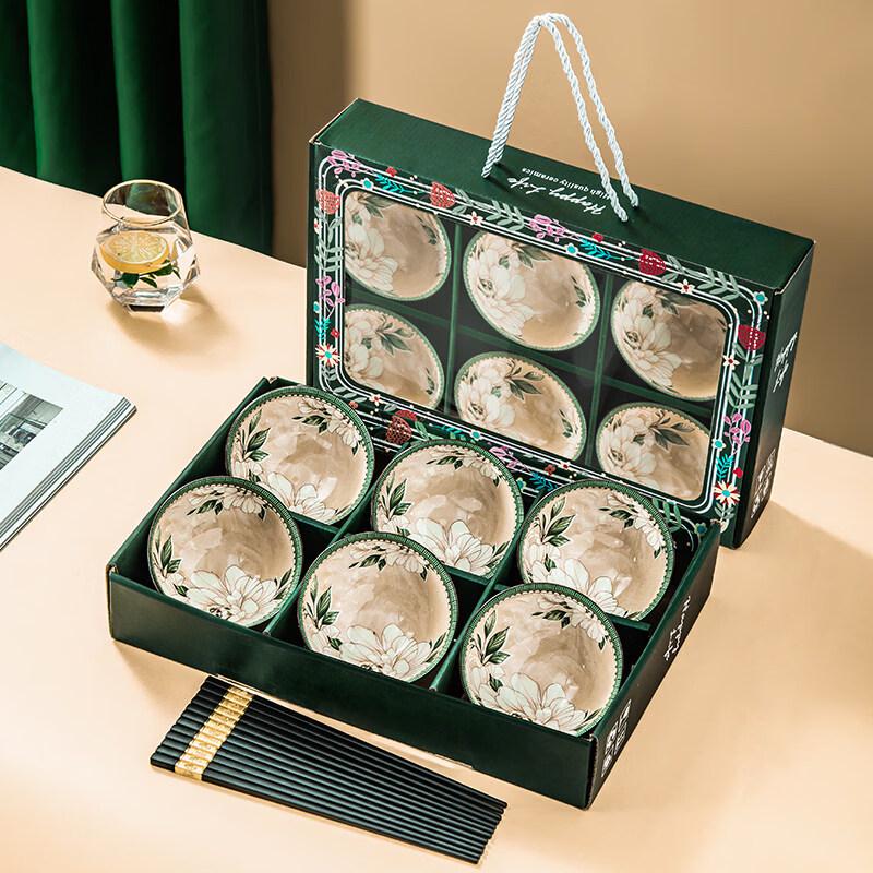 Elegant Camellia Ceramic Bowl & Chopstick Set
Elegant Camellia Ceramic Bowl & Chopstick Set