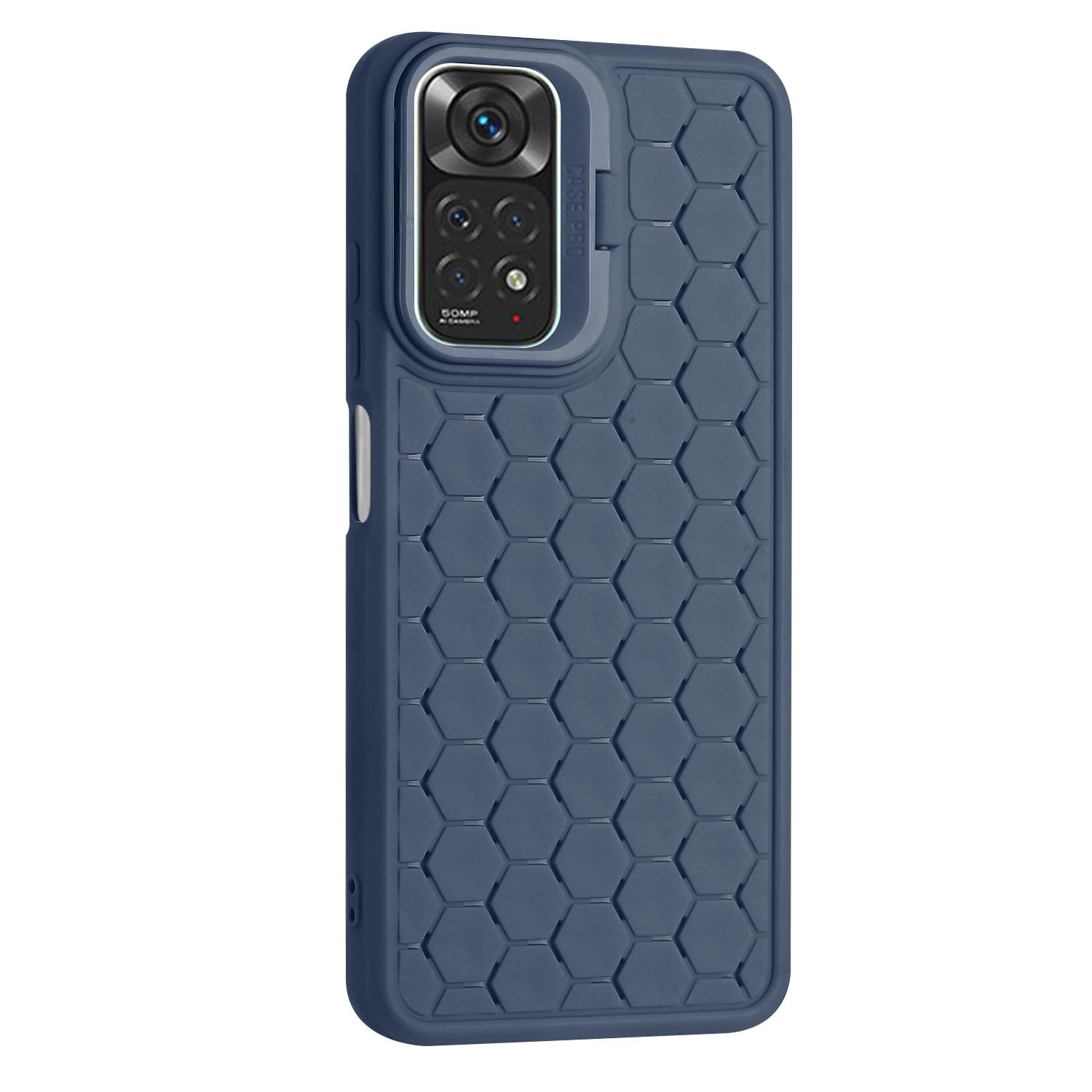 For Xiaomi Redmi Note 11 Pro 4G (MediaTek)/11 Pro 5G (Qualcomm) Kickstand Case Heat Dissipation TPU Phone Cover Dark Blue
For Xiaomi Redmi Note 11 Pro 4G (MediaTek)/11 Pro 5G (Qualcomm) Kickstand Case Heat Dissipation TPU Phone Cover Dark Blue