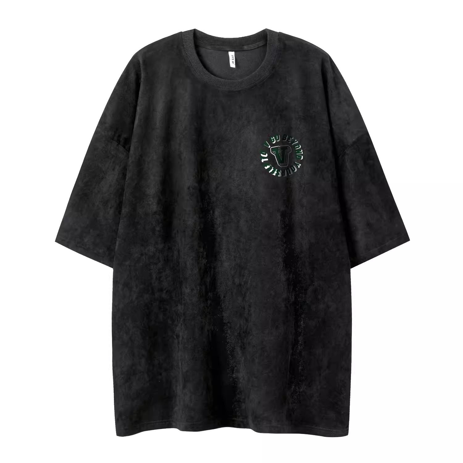 Винтажные мужские футболки из тяжелой ткани большого размера, летние повседневные мужские футболки с короткими рукавами и круглым вырезом, выстиранные кислотой футболки, топы 3XL чёрный
Винтажные мужские футболки из тяжелой ткани большого размера, летние повседневные мужские футболки с короткими рукавами и круглым вырезом, выстиранные кислотой футболки, топы 3XL чёрный