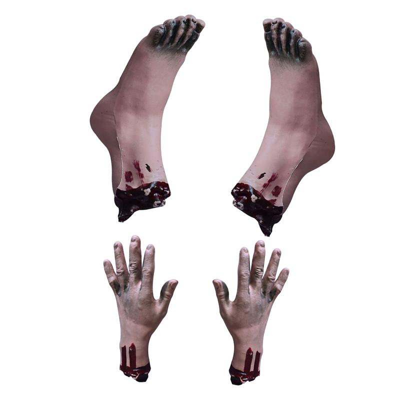 Halloween Horror Fake Arm Hand Simulation Life Size Scary Arm Cut Off Hand Bloody Halloween Prop Haunted Party Props Decoration
Halloween Horror Fake Arm Hand Simulation Life Size Scary Arm Cut Off Hand Bloody Halloween Prop Haunted Party Props Decoration