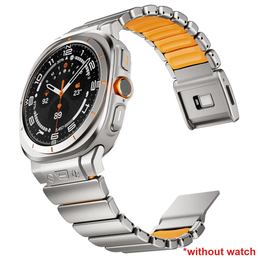 Stainless Steel Strap for Samsung Galaxy Watch Ultra 2026 No Gaps Man Metal Rubber Band for Samsung Galaxy Watch Ultra 47mm 2026 Galaxy Ultra (2025)
Stainless Steel Strap for Samsung Galaxy Watch Ultra 2026 No Gaps Man Metal Rubber Band for Samsung Galaxy Watch Ultra 47mm 2026 Galaxy Ultra (2025)