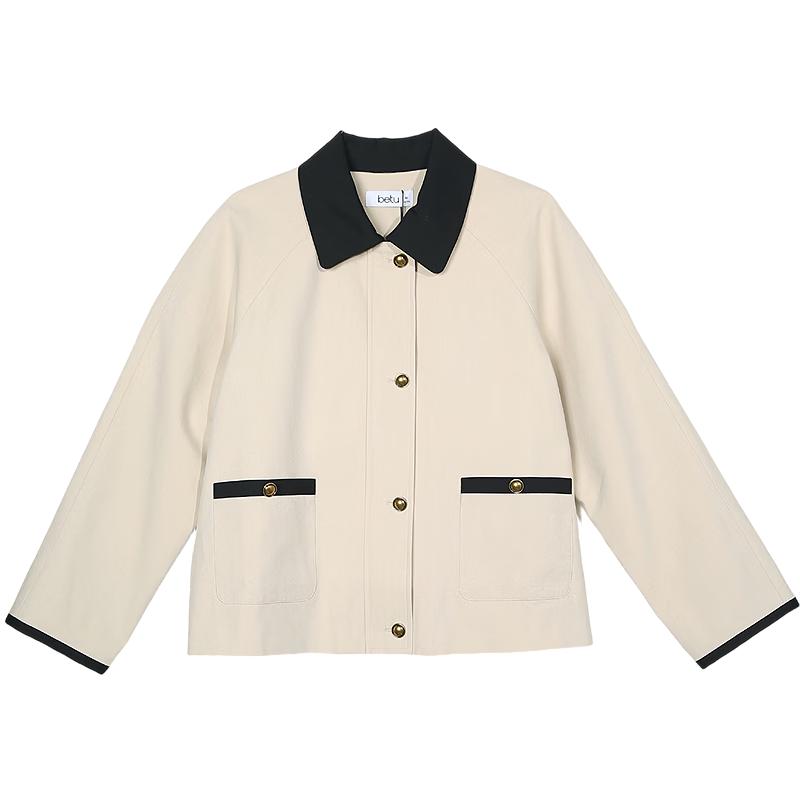 Betu Women s 2025 Autumn Color Block Short Jacket M
Betu Women s 2025 Autumn Color Block Short Jacket M