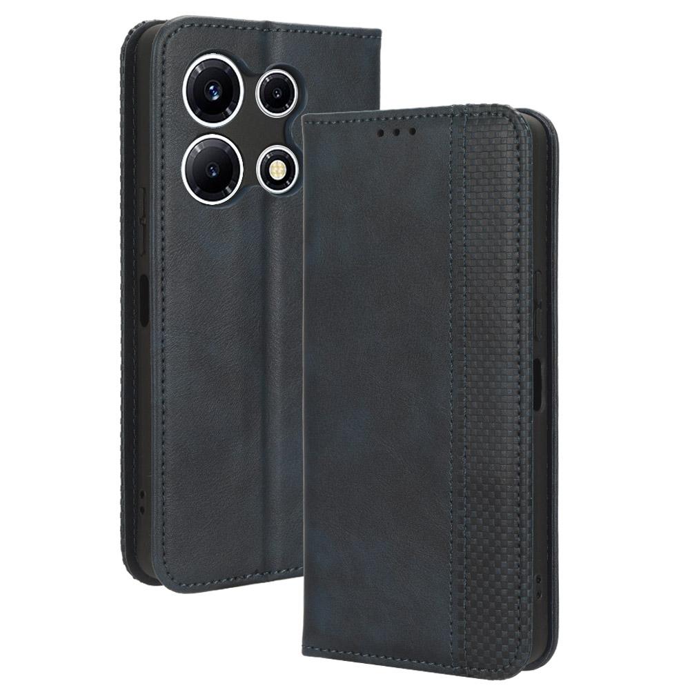 Phone Case for Infinix Note 30 VIP 5G X6710 Retro PU Leather Stand Wallet Cover Blue
Phone Case for Infinix Note 30 VIP 5G X6710 Retro PU Leather Stand Wallet Cover Blue