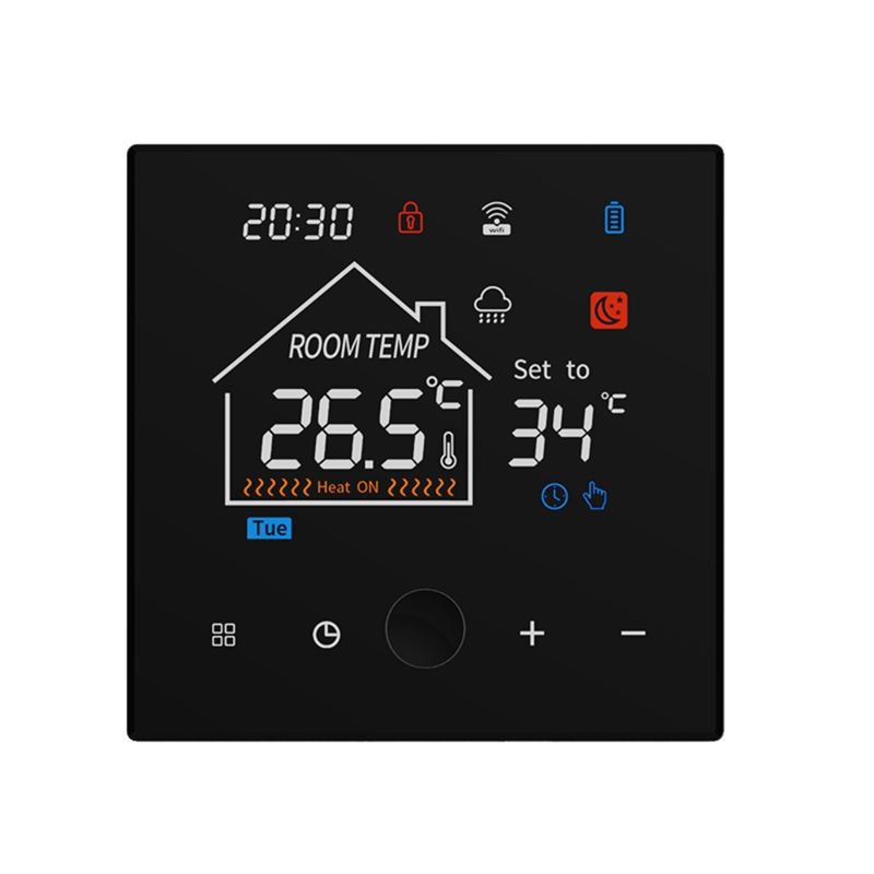 AEE2-Tuya Smart Home Wifi Temperature Remote Controller Wireless Gas Wall Furnace Thermostat,Programmable Underfloor Heating
AEE2-Tuya Smart Home Wifi Temperature Remote Controller Wireless Gas Wall Furnace Thermostat,Programmable Underfloor Heating