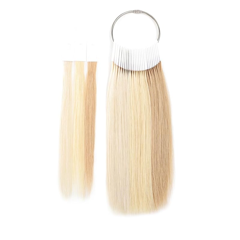 BUMMSEVEN 100% natural human hair bundle of hair Color test, 3 color set, brown, beige, blonde, 10 pieces of each color, length approximately 20 cm,
BUMMSEVEN 100% natural human hair bundle of hair Color test, 3 color set, brown, beige, blonde, 10 pieces of each color, length approximately 20 cm,