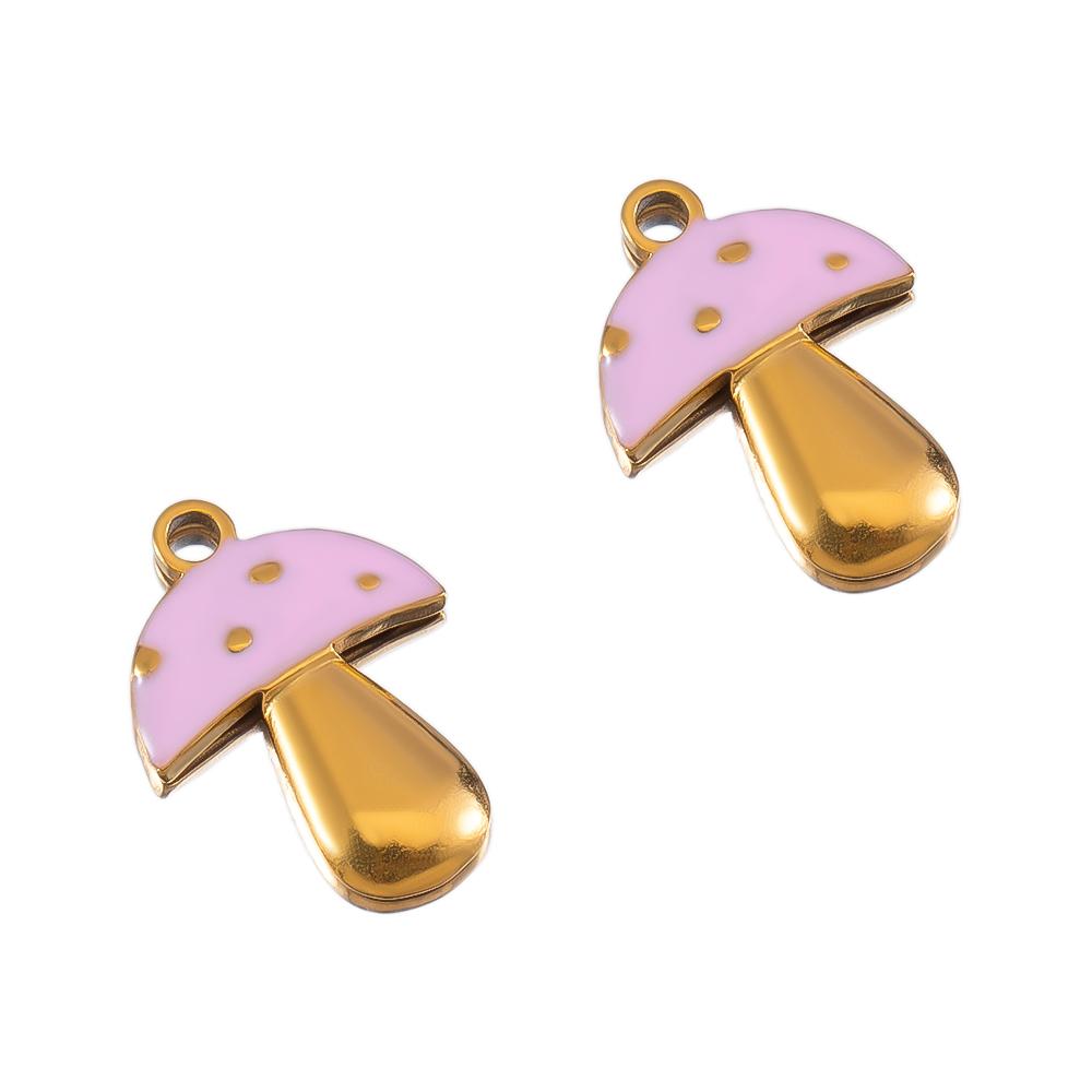 2pcs Trendy Color Enamel Mushroom Charms for Bracelet Necklace Stainless Steel Gold Plated Mushrooms Cute Food Earrings Supplies 2pcs
2pcs Trendy Color Enamel Mushroom Charms for Bracelet Necklace Stainless Steel Gold Plated Mushrooms Cute Food Earrings Supplies 2pcs