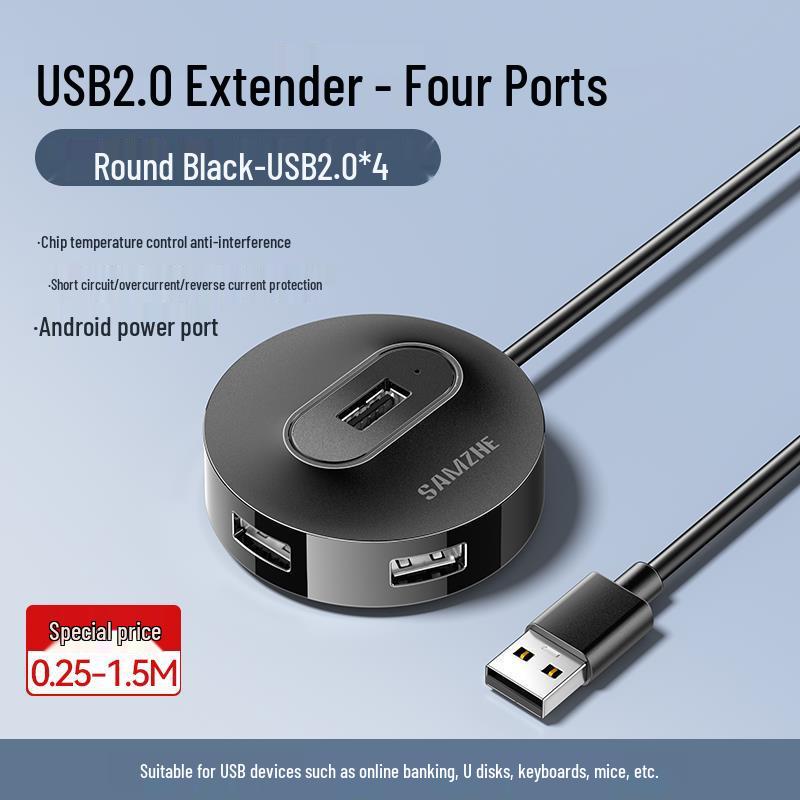 Shan Ze USB Multi-Port Hub Adapter: Dual Port Desktop & Laptop Extender
Shan Ze USB Multi-Port Hub Adapter: Dual Port Desktop & Laptop Extender