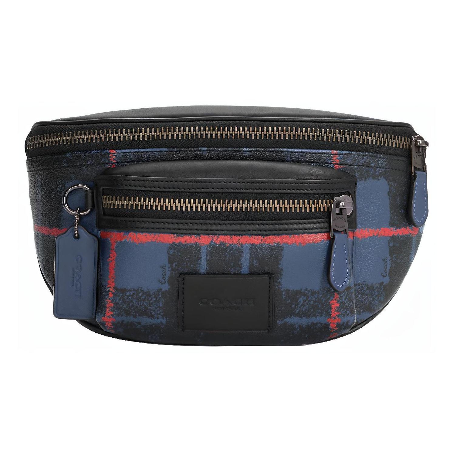 Coach Westway 26 Plaid Double Zipper Canvas And Leather Crossbody Bag Men Bags Dark-Blue Red C6689-QBRKO Basic Set (Bag+Dust Bag)
Coach Westway 26 Plaid Double Zipper Canvas And Leather Crossbody Bag Men Bags Dark-Blue Red C6689-QBRKO Basic Set (Bag+Dust Bag)
