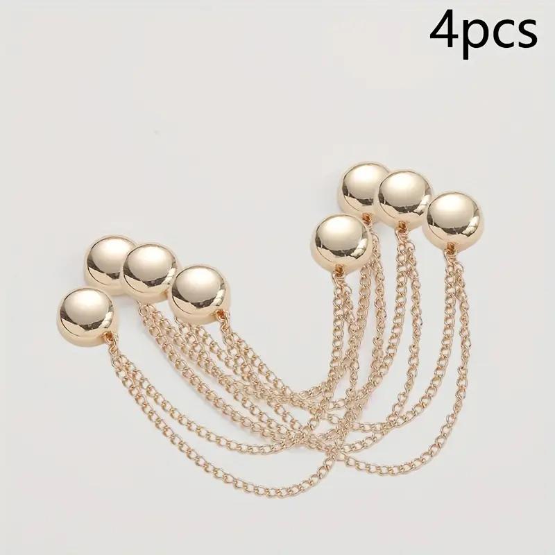 4pcs Pants Leg Magnetic Fixed Clip Trousers T-shirt Adjustable Fixing Clip with Chain Clothing Magnet Button Garment Buckle
4pcs Pants Leg Magnetic Fixed Clip Trousers T-shirt Adjustable Fixing Clip with Chain Clothing Magnet Button Garment Buckle