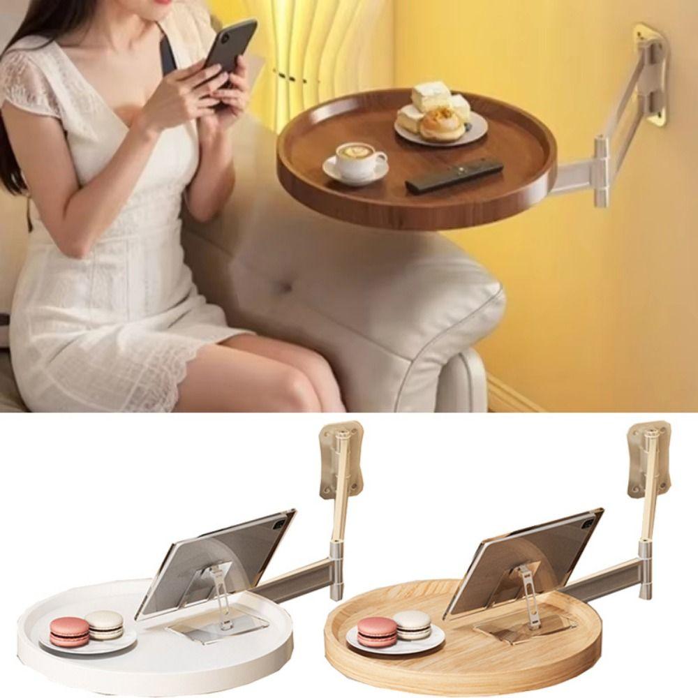 Multi-Purpose Foldable Small Tea Round Tables Space Saving Creative Floating Shelves Bedroom White
Multi-Purpose Foldable Small Tea Round Tables Space Saving Creative Floating Shelves Bedroom White