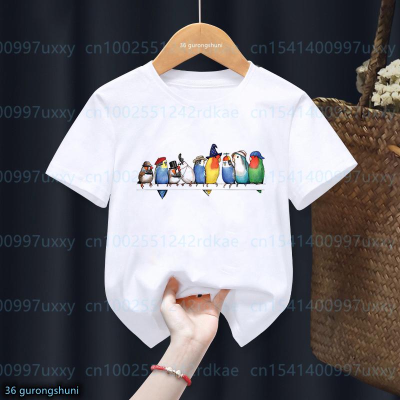 T-shirt for Boys/girls Parrot Bird Animal Print Tshirt Kids Summer Short Sleeved Toddler Tshirt Boys Girls Universal Clothing 100
T-shirt for Boys/girls Parrot Bird Animal Print Tshirt Kids Summer Short Sleeved Toddler Tshirt Boys Girls Universal Clothing 100