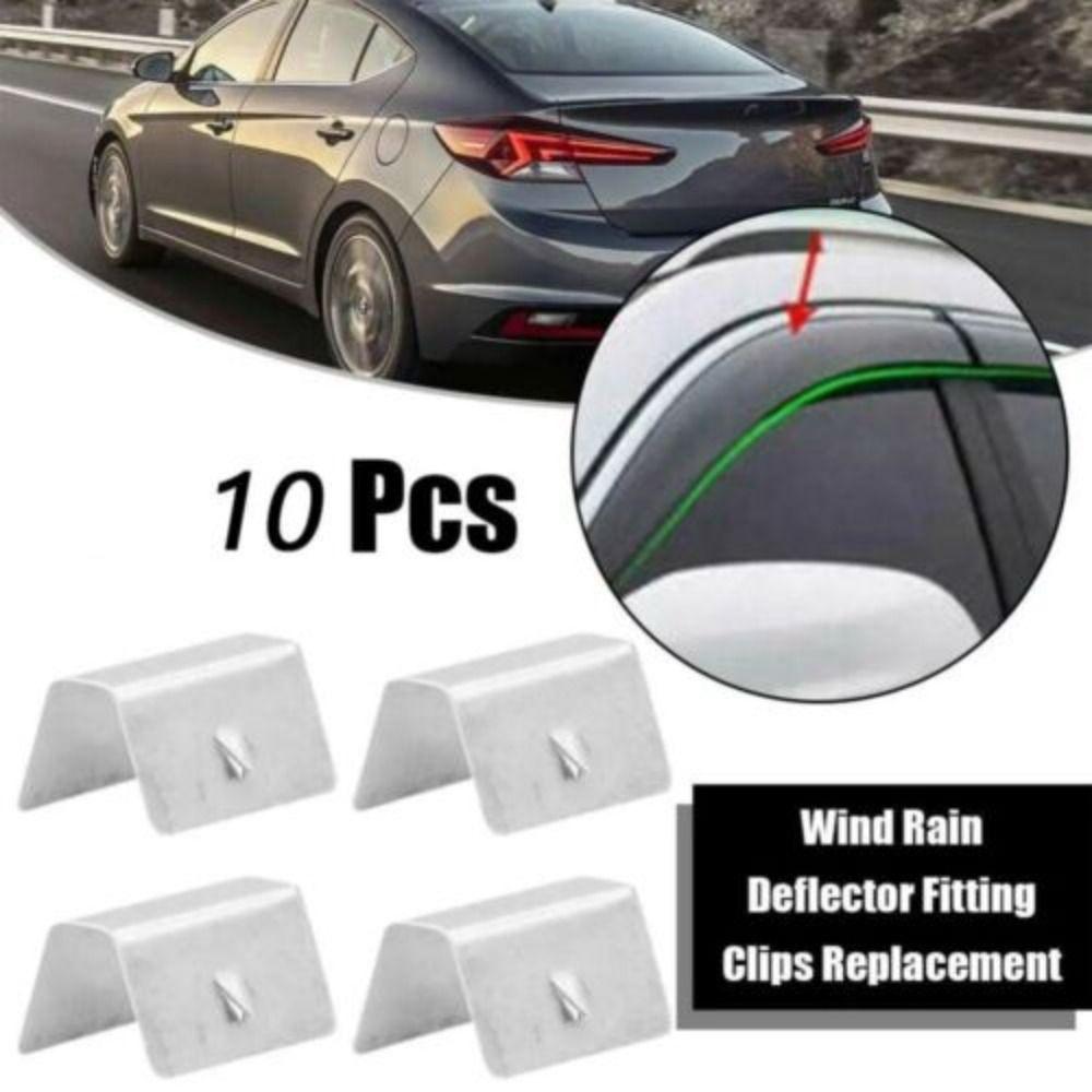 10PCS Durable Wind Deflector Clips Stainless Steel Car Windshield Clip for HEKO/SNED/G3
10PCS Durable Wind Deflector Clips Stainless Steel Car Windshield Clip for HEKO/SNED/G3