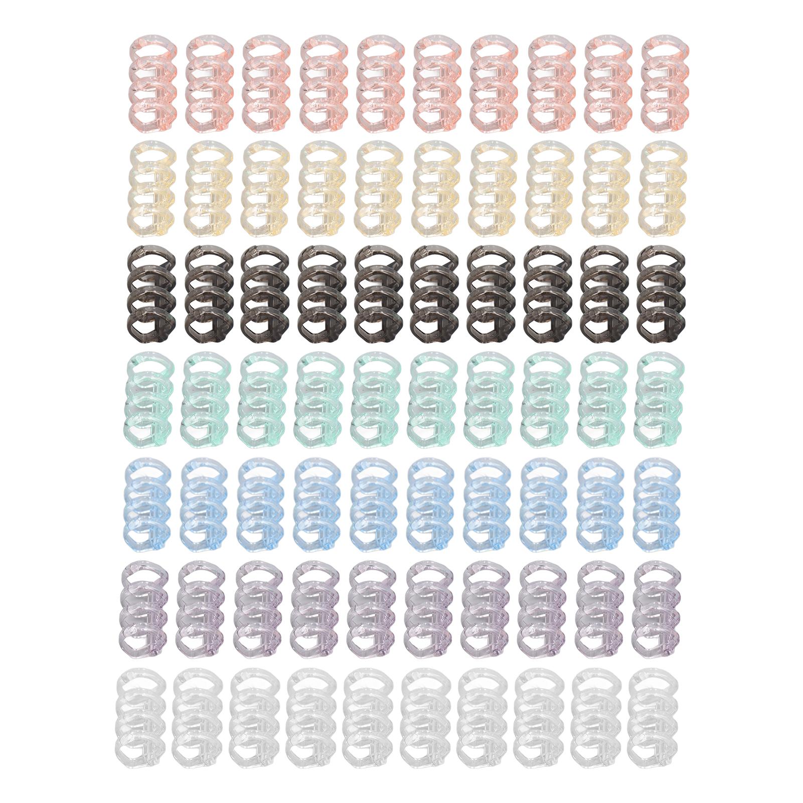 70PCS 4 Hole Binding Spines Plastic Split Loose Leaf Rings Multiple Colors 12mm Inner Diameter
70PCS 4 Hole Binding Spines Plastic Split Loose Leaf Rings Multiple Colors 12mm Inner Diameter