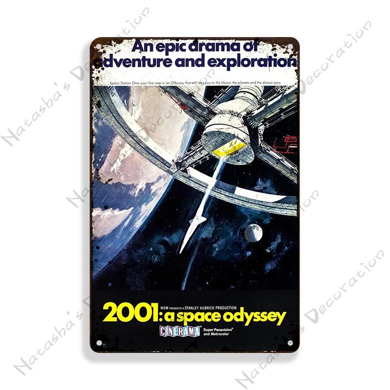 2001: Космическая одиссея Классический фильм Ржавый металлический постер Ретро металлическая пластина Декоративная тарелка Бар Кафе Металлическая табличка Индустриальный декор 20x30cm(7.8x11.8inch)
2001: Космическая одиссея Классический фильм Ржавый металлический постер Ретро металлическая пластина Декоративная тарелка Бар Кафе Металлическая табличка Индустриальный декор 20x30cm(7.8x11.8inch)