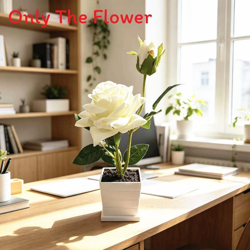 Chinese Rose Square Line Art Flower Pot With Plastic And Silk For Home Decor White
Chinese Rose Square Line Art Flower Pot With Plastic And Silk For Home Decor White