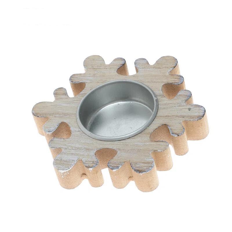 1pc Wooden Snowflake 5-Point Star Tree Design Holiday Decor Candle Holder, Holiday Decorative Ornament (Candles Not Included)
1pc Wooden Snowflake 5-Point Star Tree Design Holiday Decor Candle Holder, Holiday Decorative Ornament (Candles Not Included)