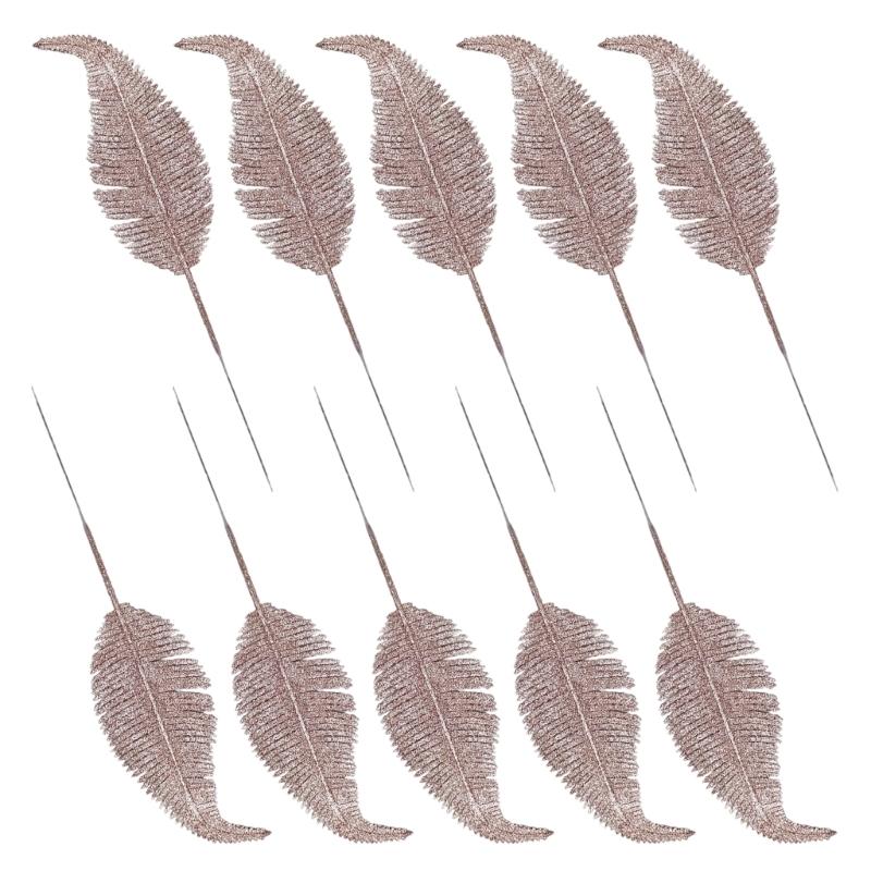 Pack of 10 Flexible Holiday Leaves Set Christmas Tree Decors for Custom Christmas Tree Ornament with Easy Installation шампанського
Pack of 10 Flexible Holiday Leaves Set Christmas Tree Decors for Custom Christmas Tree Ornament with Easy Installation шампанського
