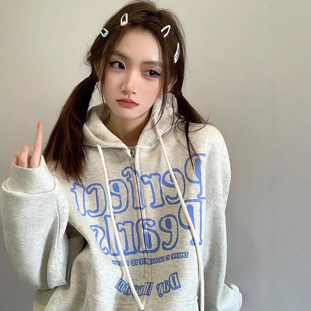2025 Unisex Zip-Up Hooded Letter Sweatshirt - Casual Loose Hip Hop Style for Spring/Autumn 2XL (70-80kg)
2025 Unisex Zip-Up Hooded Letter Sweatshirt - Casual Loose Hip Hop Style for Spring/Autumn 2XL (70-80kg)