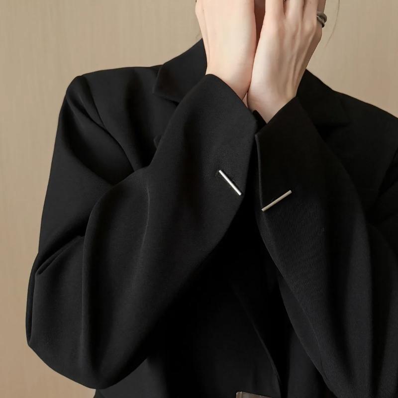 Women s Spring Cropped Blazer Spring Autumn Casual Oversized Short Suit Jacket S чорний
Women s Spring Cropped Blazer Spring Autumn Casual Oversized Short Suit Jacket S чорний