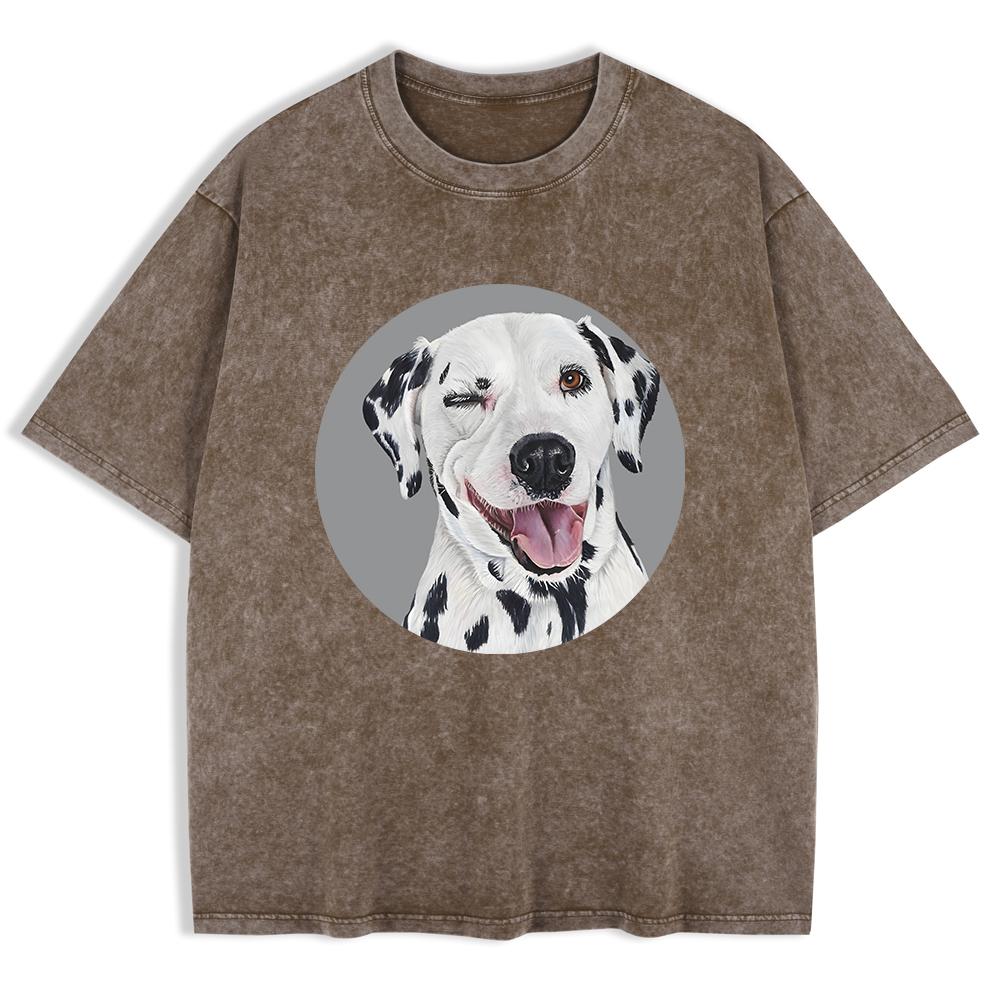 Dalmatian Dog Printing Washed T-Shirts Mens Cotton Short Sleeve Tops Summer O-Neck Oversized T Shirt Basic Soft Clothes 3XL
Dalmatian Dog Printing Washed T-Shirts Mens Cotton Short Sleeve Tops Summer O-Neck Oversized T Shirt Basic Soft Clothes 3XL
