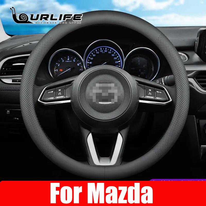 38 CM PU Leather Car Steering Wheel Cover for Mazda 3 CX-3 CX-4 CX-5 CX-7 CX-9 Axela 6 Gh Gj Anti-Slip Funda Volante for Mazda
38 CM PU Leather Car Steering Wheel Cover for Mazda 3 CX-3 CX-4 CX-5 CX-7 CX-9 Axela 6 Gh Gj Anti-Slip Funda Volante for Mazda