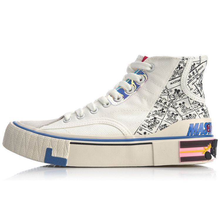 Li Ning We I Canvas Hi Cartoon Нескользящие износостойкие высокие кроссовки для скейтбординга Женские кроссовки для скейтбординга Белые серые AGCQ202-2 35⅔
Li Ning We I Canvas Hi Cartoon Нескользящие износостойкие высокие кроссовки для скейтбординга Женские кроссовки для скейтбординга Белые серые AGCQ202-2 35⅔