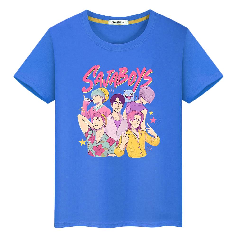 футболка для детей мальчик 10 лет Saja Boys kpop охотники на демонов Принт 100% хлопок Каваи Футболки Милые Топы аниме Короткий y2k одежда для девочек 150 синий
футболка для детей мальчик 10 лет Saja Boys kpop охотники на демонов Принт 100% хлопок Каваи Футболки Милые Топы аниме Короткий y2k одежда для девочек 150 синий
