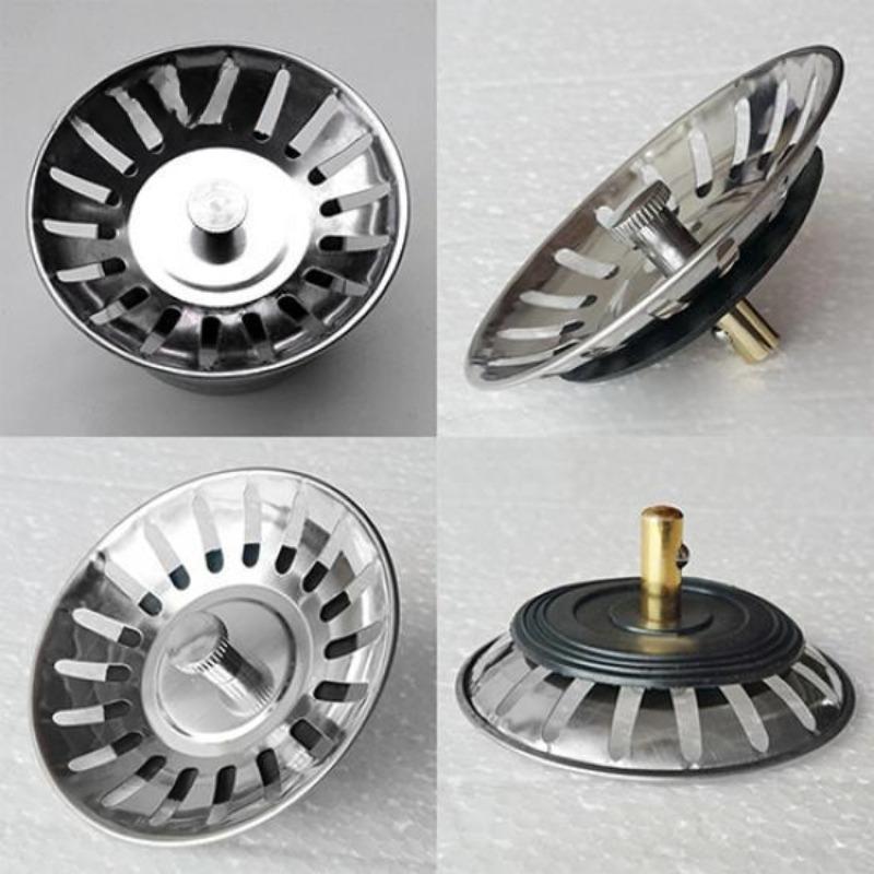 Basket Style Sink Strainer - Durable, Rust-Resistant Waste Filter for Standard Basin Drains 1PC срібний
Basket Style Sink Strainer - Durable, Rust-Resistant Waste Filter for Standard Basin Drains 1PC срібний