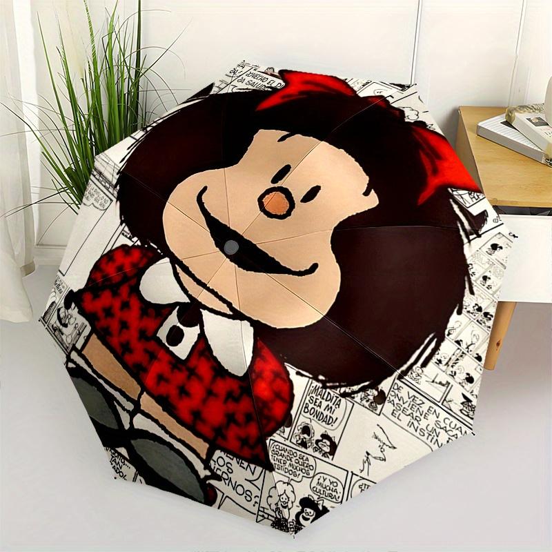 Mafalda,Comic Automatic Folding Umbrella 8 Ribs Lightweight Design, Durable Iron Frame, Compact and Portable, Ideal Birthday or Christmas
Mafalda,Comic Automatic Folding Umbrella 8 Ribs Lightweight Design, Durable Iron Frame, Compact and Portable, Ideal Birthday or Christmas
